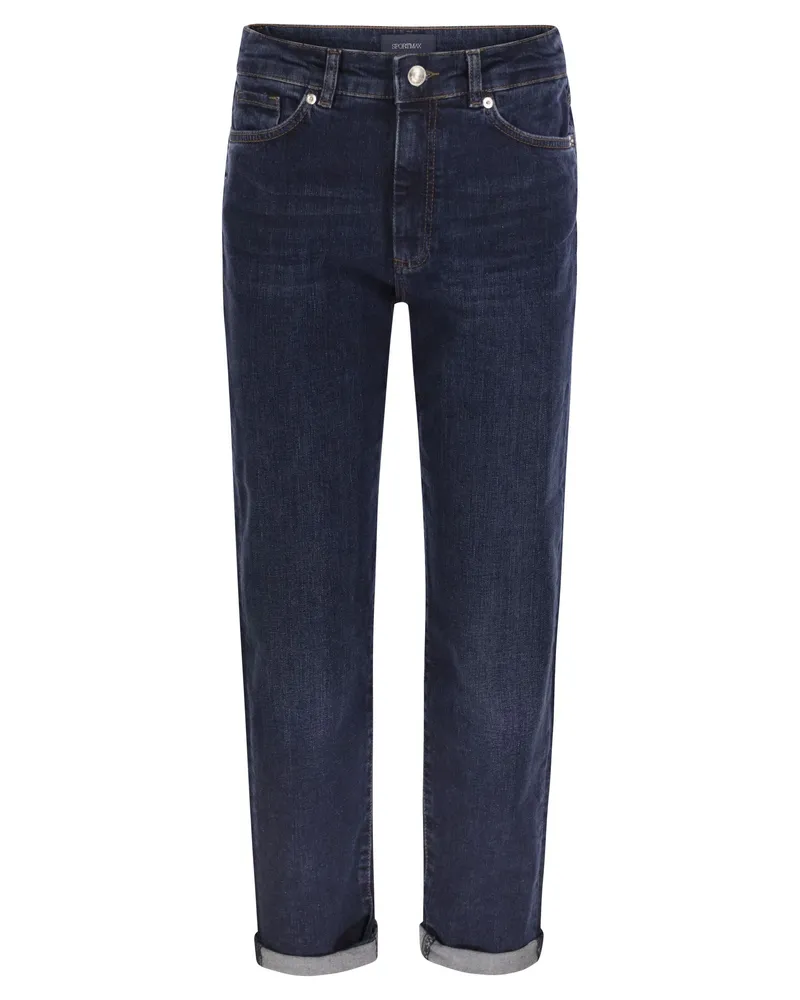 SPORTMAX Navata Perfect Fit Denim mit Freundeslinie Dark