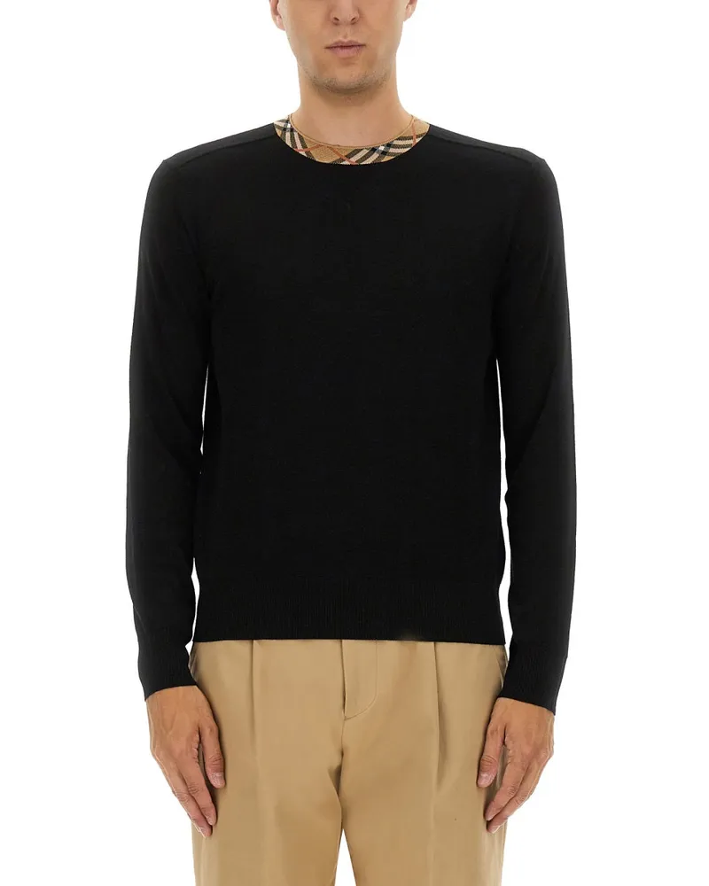 Burberry Wool Jersey Black