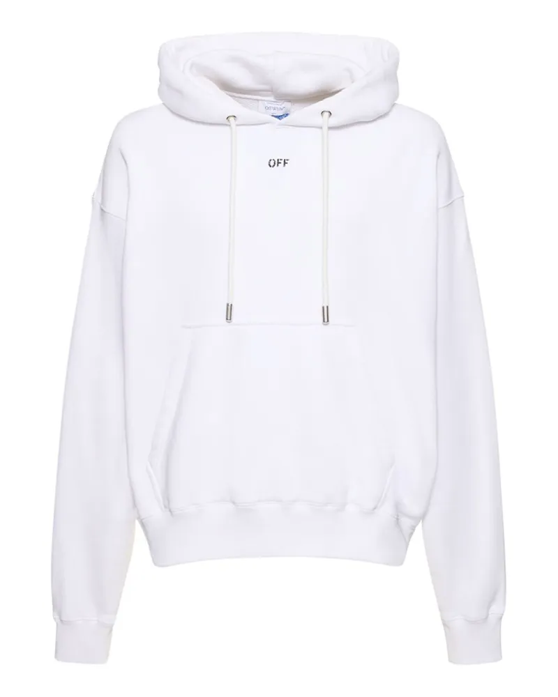 OFF-WHITE Off White Off Stamp Skate Hoodie Sweatshirt White