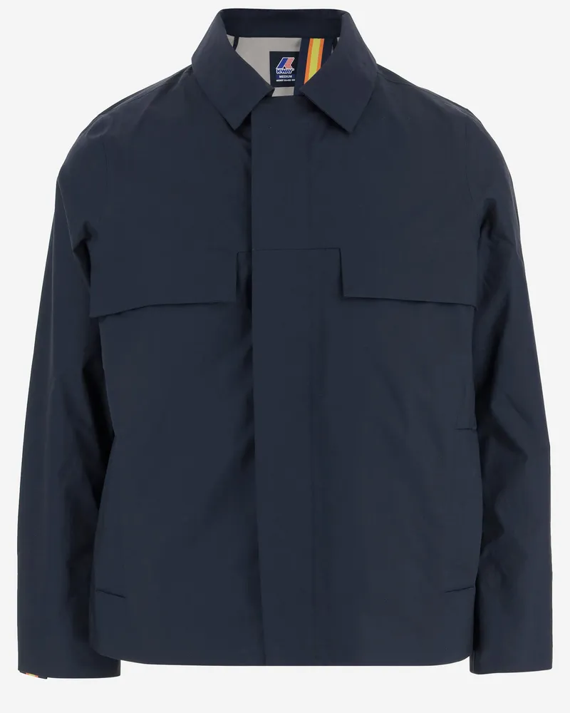 K-Way K Wege winddichte Baumwolljacke Blue