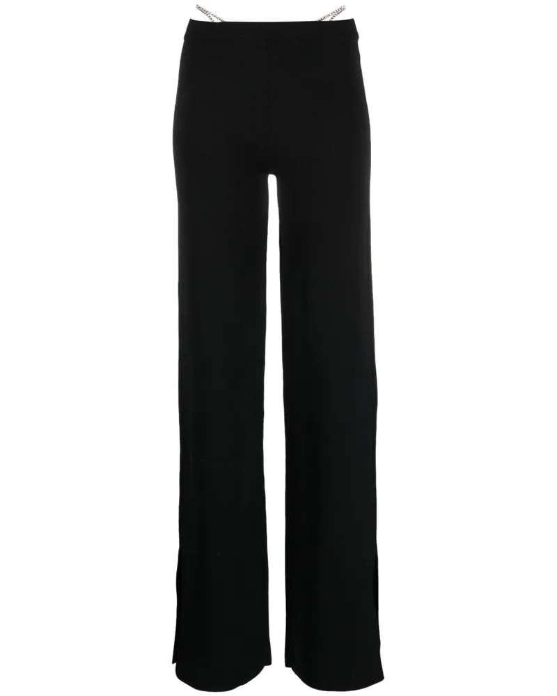 GCDS Weitbeinhose Black