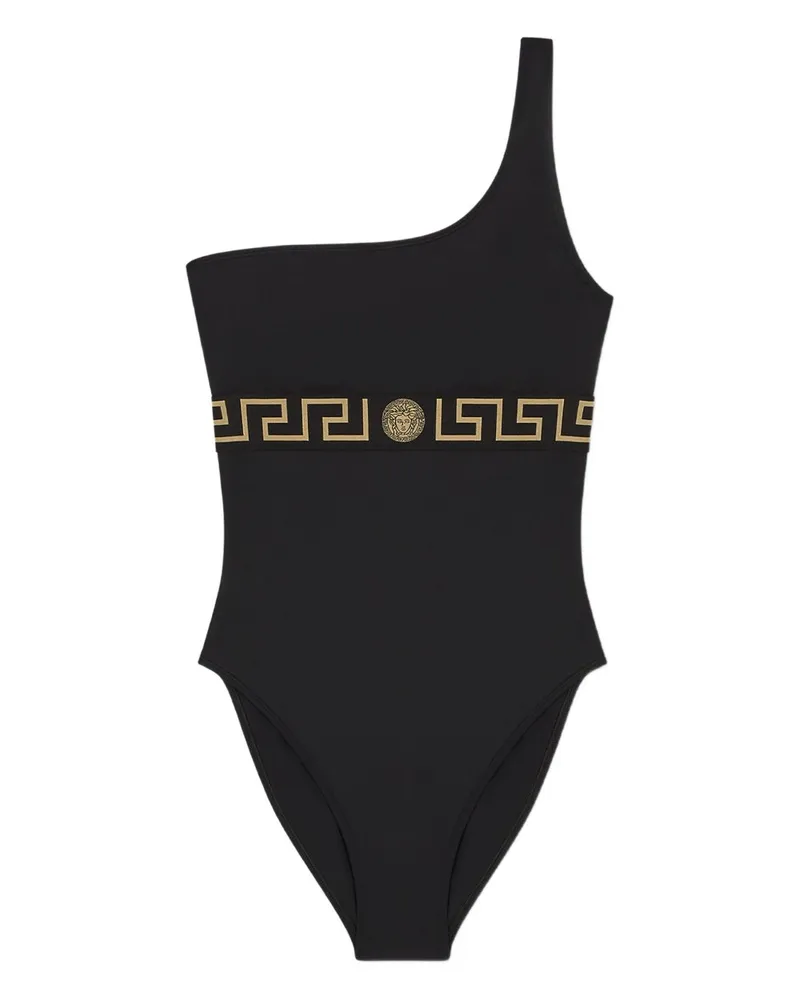 Versace Greca Badeanzug Black