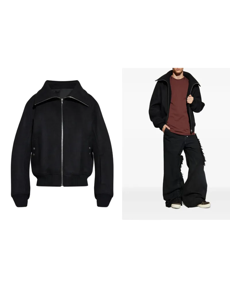 Rick Owens beschichtet schwarz Black