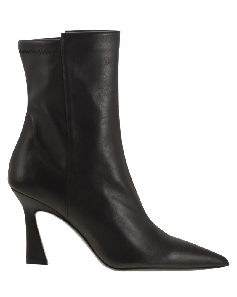 Stuart Weitzman Vinnie Leder -Knöchelstiefel Black