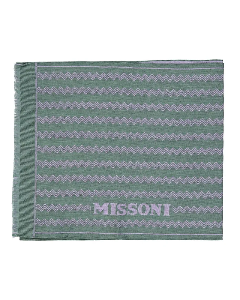 Missoni Missoni Wollschal Green