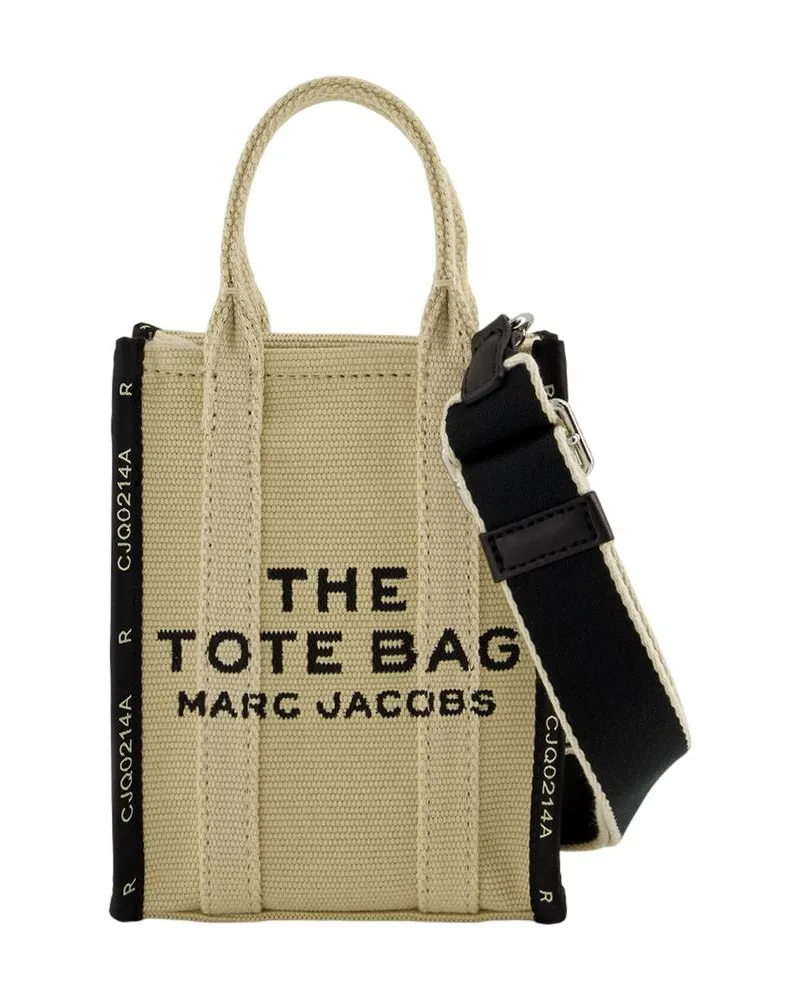 Marc Jacobs Die Telefons Bag  Baumwoll Beige Beige
