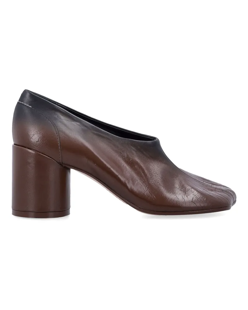 Maison Margiela flache Schuhe schwarz Black