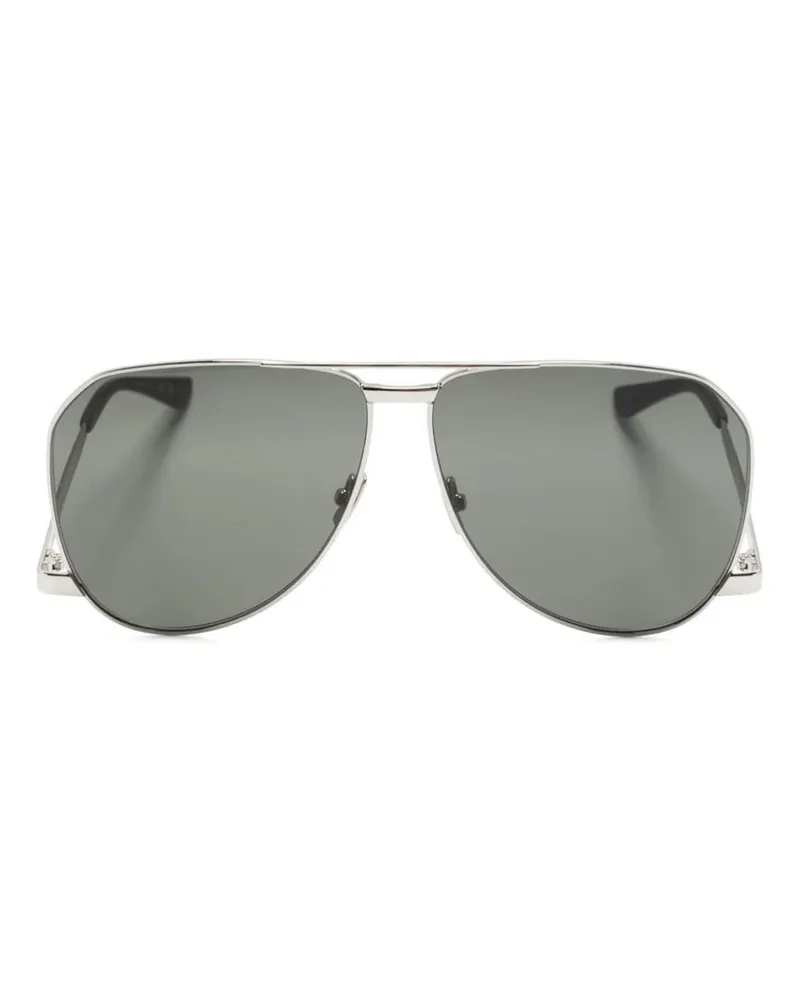 Saint Laurent Metal SL690 Sonnenbrille Silver