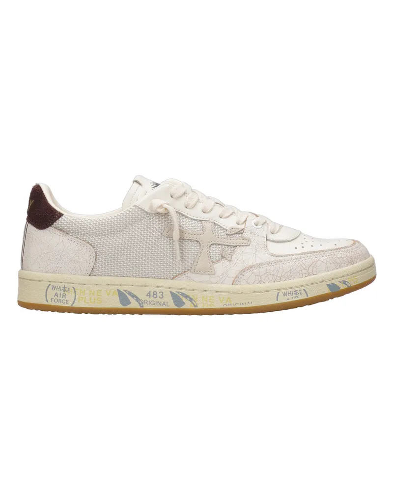 Premiata Premata -Turnschuhe Avorio+grigio