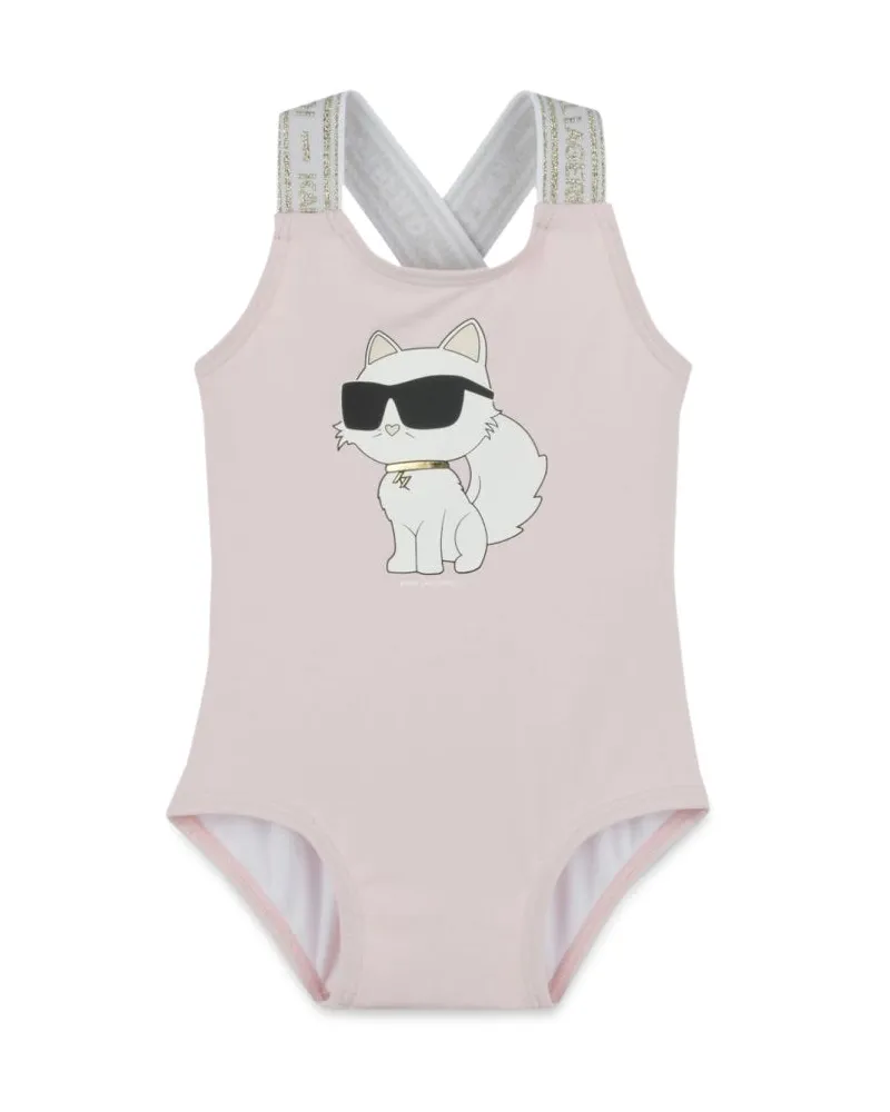 Karl Lagerfeld Volles Kostüm Pink