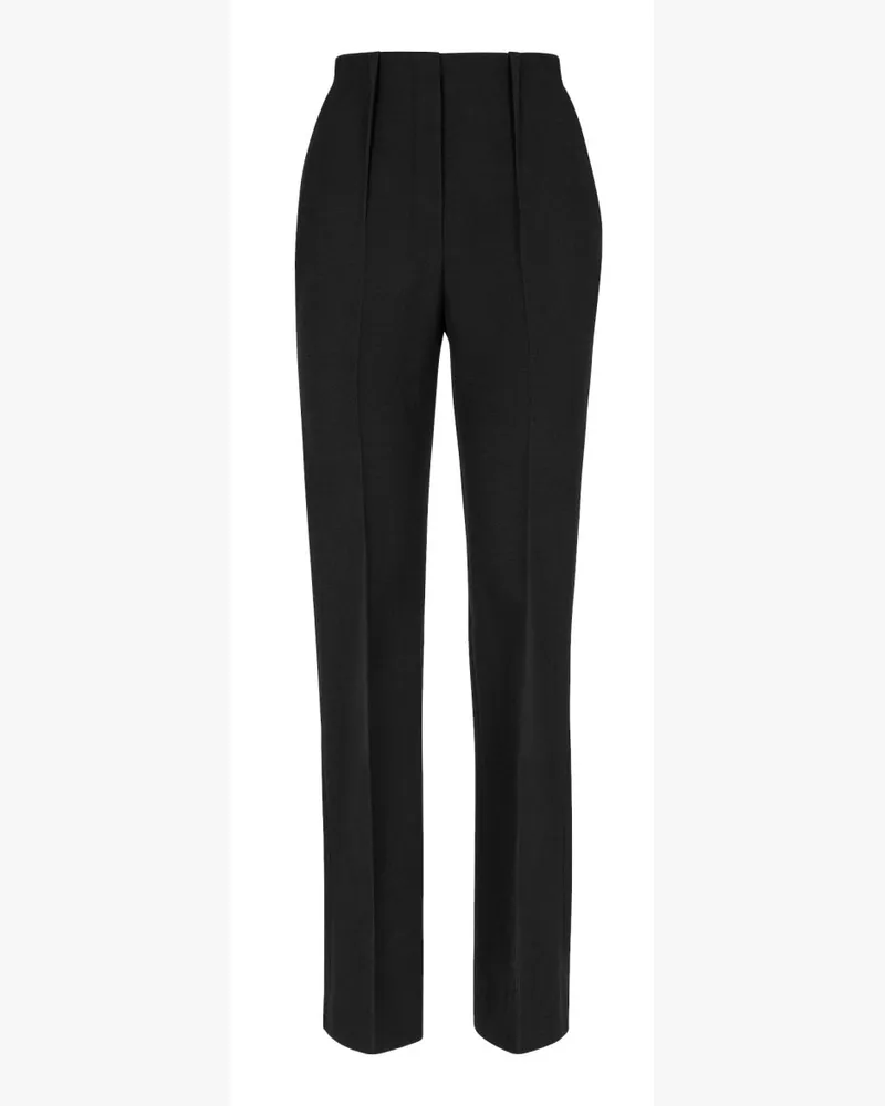 Fendi Grain de Poudre Wollhosen Black