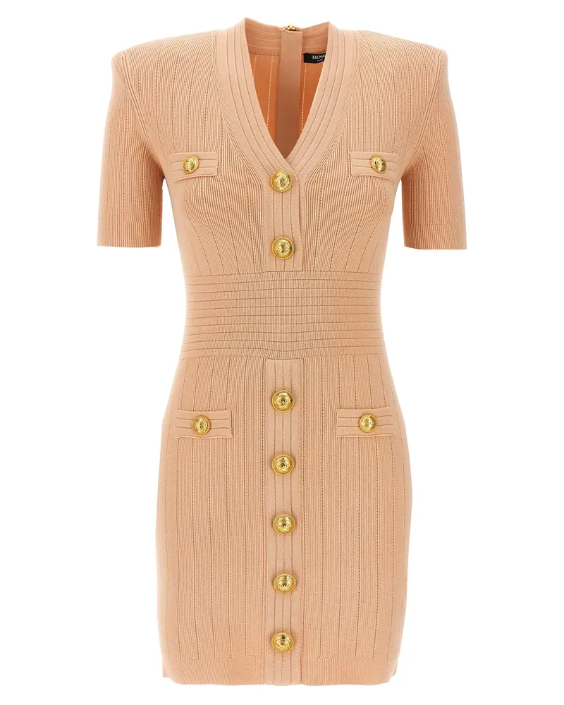 Balmain Chiocciola' Kleid Pink