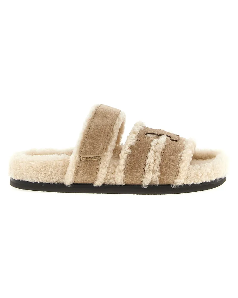 Tory Burch Ines' Folien Beige