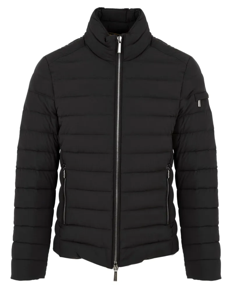 MOORER Mäntel schwarz Black
