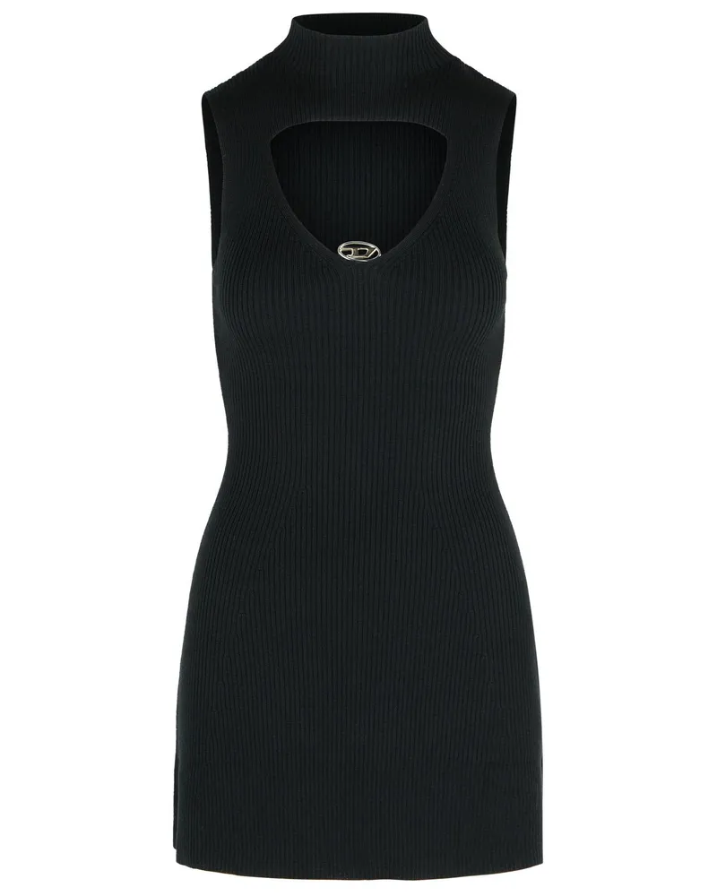 Diesel Oloni' kurzes schwarzes Wollkleid Black