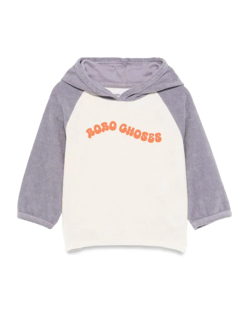 BOBO CHOSES Bobo gewählt Wavy Bobo gewählt Terry Stoff Hoodie Blue