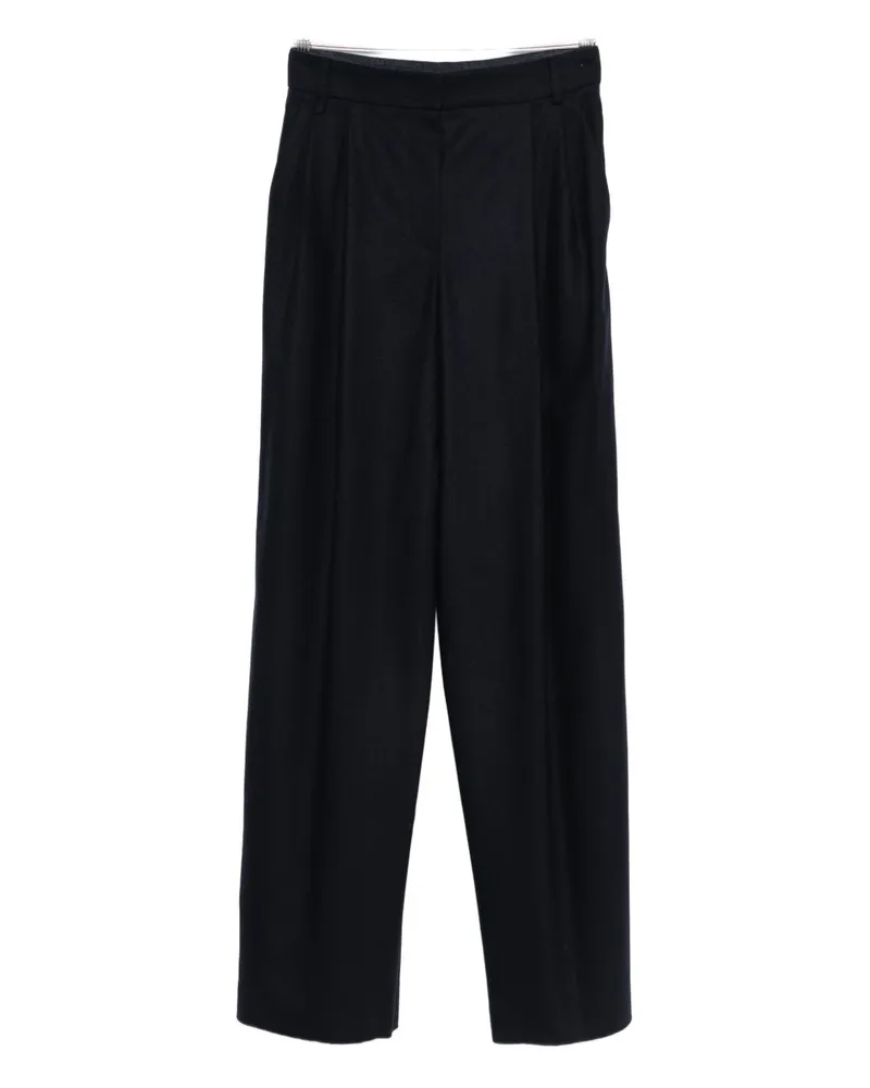 Emporio Armani Wolle geprüfte Hose Blue