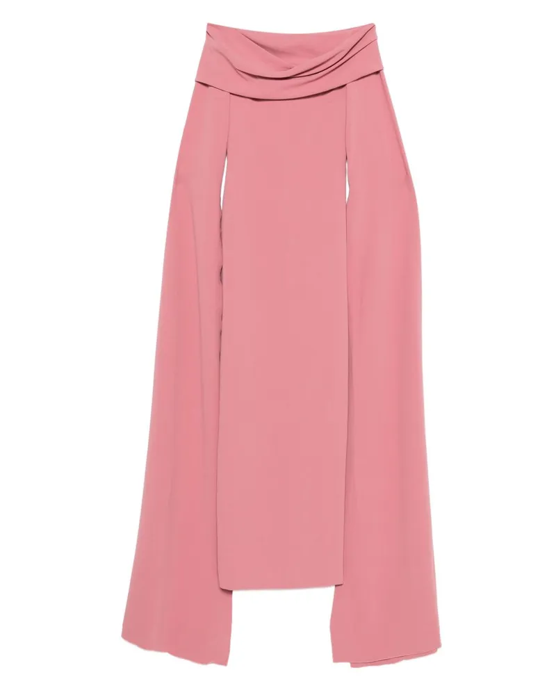 Solace London Trost London Nuri Midi Kleid Pink