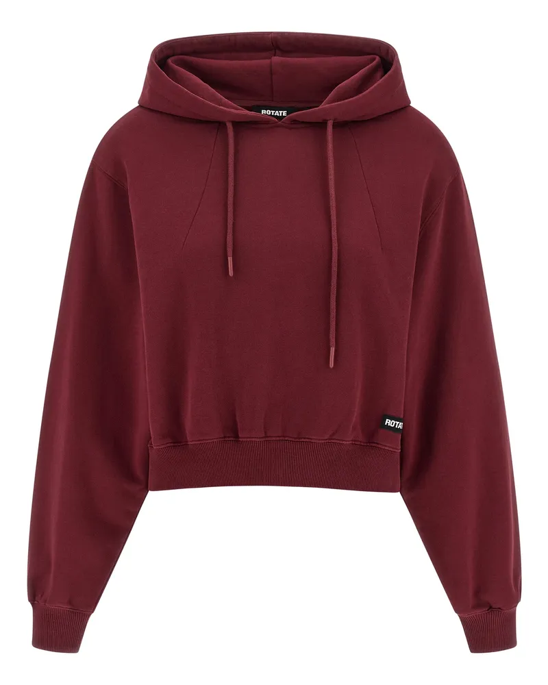 ROTATE Birger Christensen Dreh Birger Christensen 'Terry Back' Hoodie Bordeaux