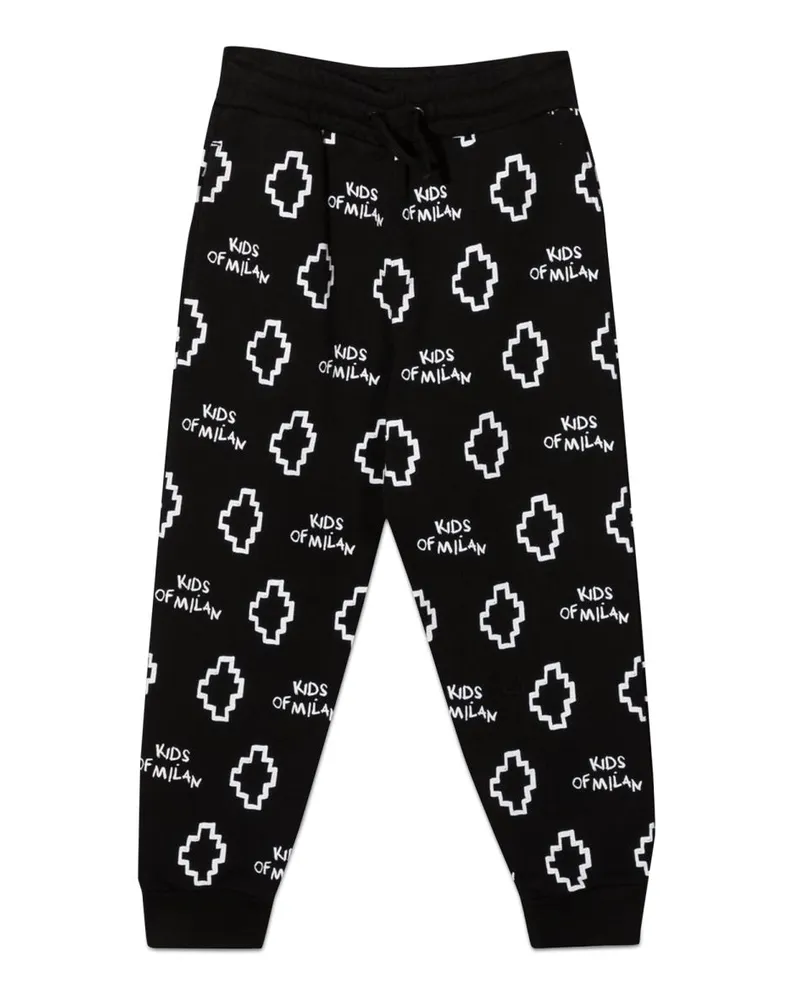 Marcelo Burlon | County of Milan Basic Logo AOP Sweatpant Black