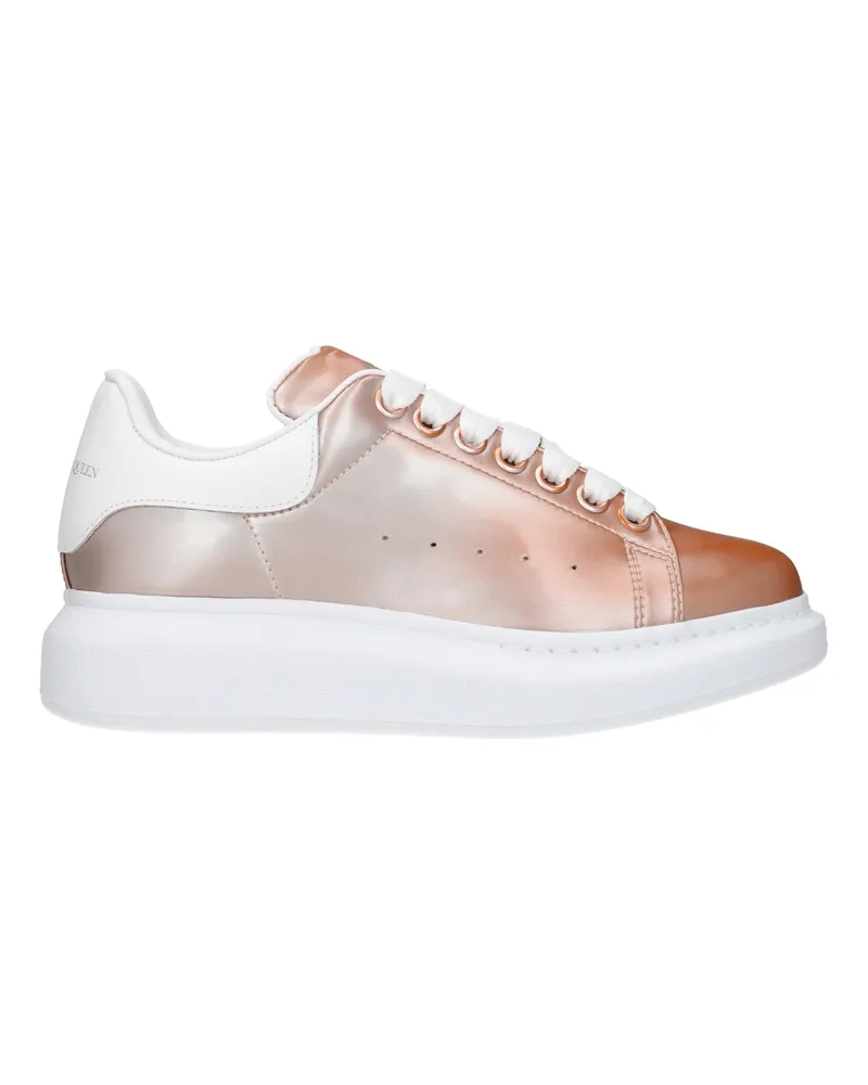 Alexander McQueen Alexander Mc Queen – Übergroße Sneakers für Damens PVC Rosa/Weiß -