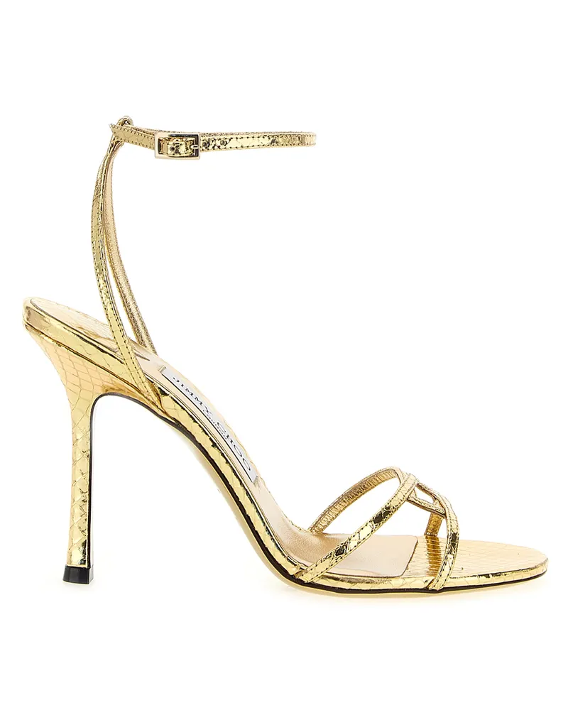 Jimmy Choo 1998 Leo 100' Sandalen Gold