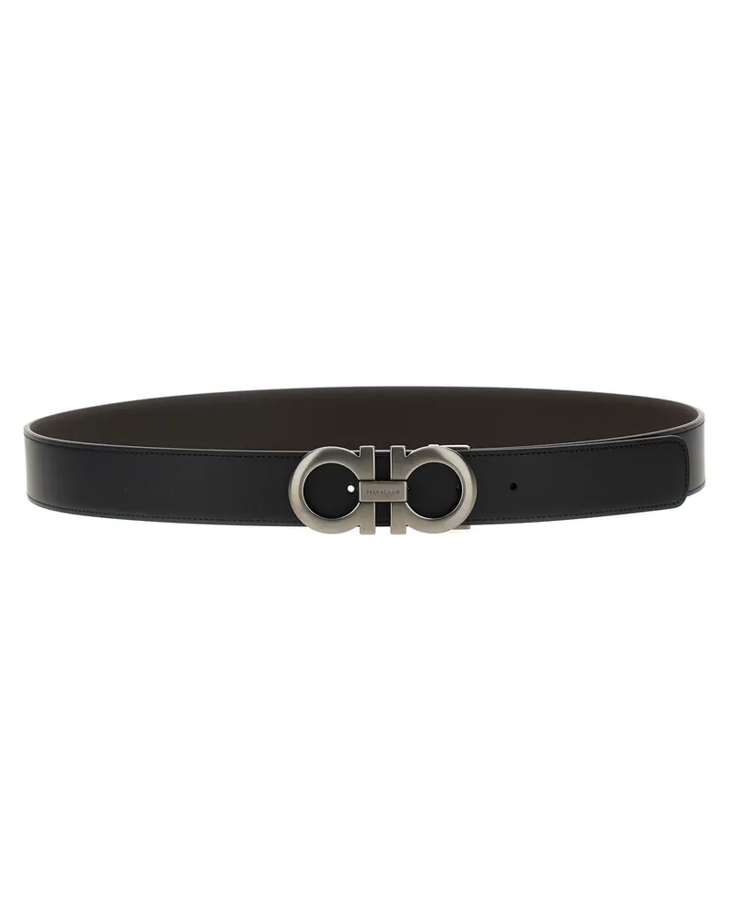 Ferragamo Gancini' reversibler Gürtel Multicolor