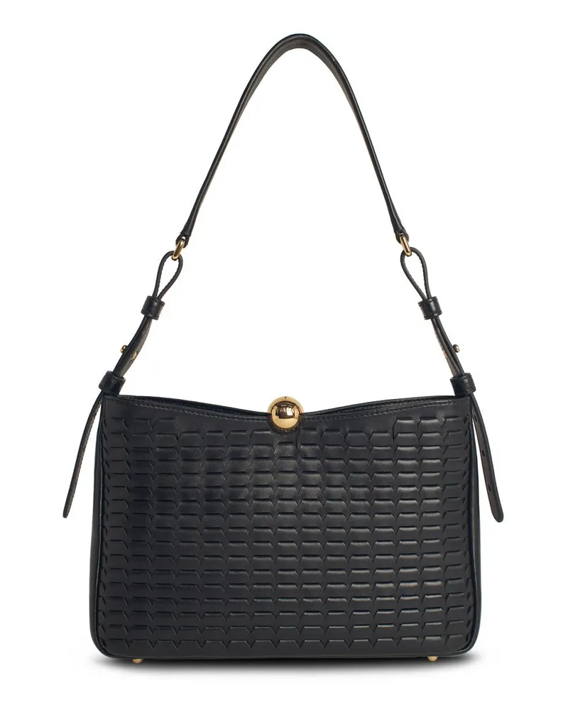 Furla s sfera weicher 'mittlerer schwarzer Lear -Crossbody -Tasche Black