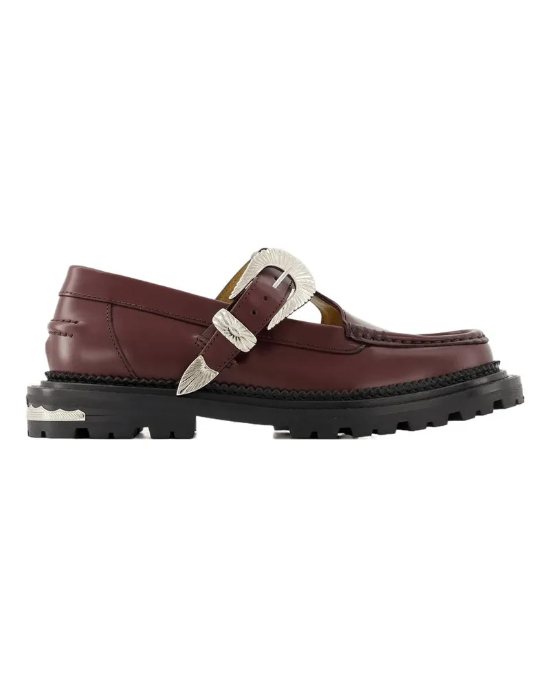 Toga AJ1278 Slipper  Leder Burgund Burgundy