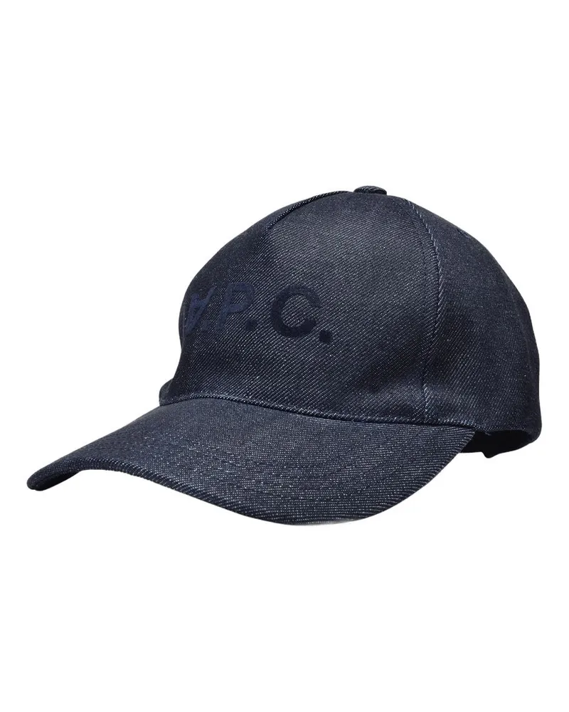 A.P.C. Eden Hut in Denim Blue Canva Blue