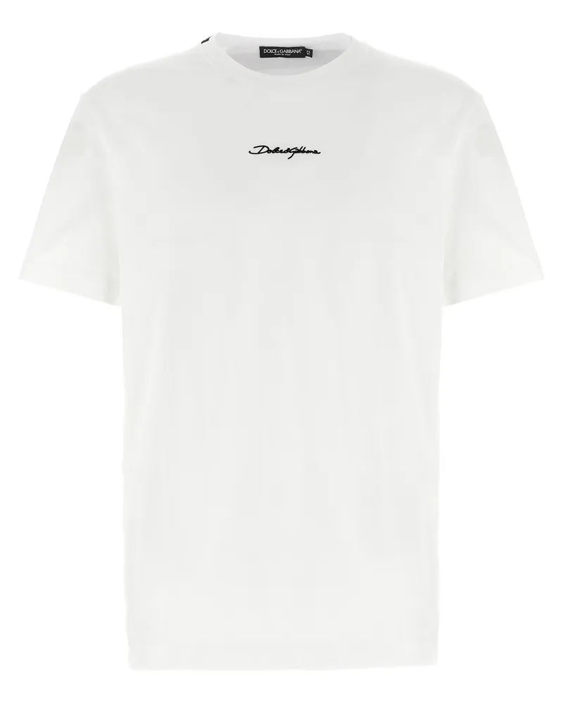 Dolce & Gabbana Logo Stickhemd White