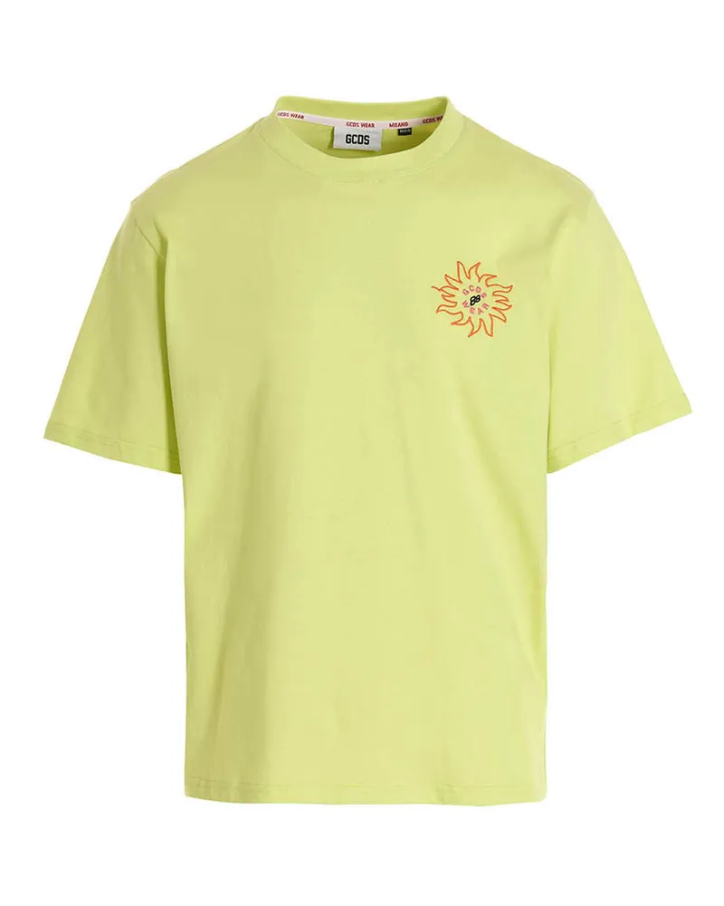 GCDS T -Shirt 'Surfen sirdo Grün