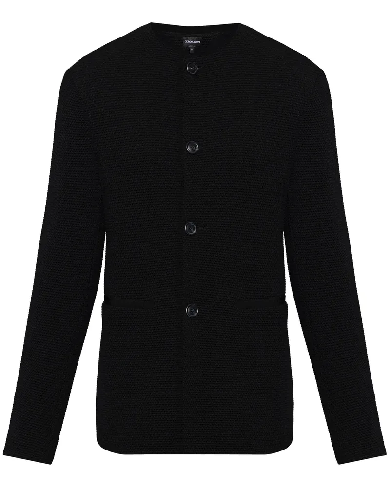 Giorgio Armani Single Breasted Jacke Black