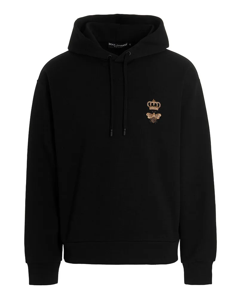 Dolce & Gabbana Black Sizily' Hoodie Black