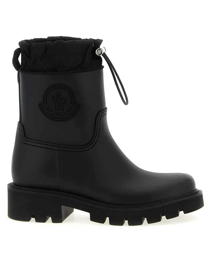 Moncler Kickstream' Regenstiefel Black