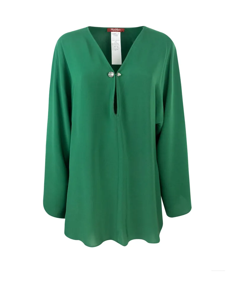 Max Mara Blusa Umile Verde Green