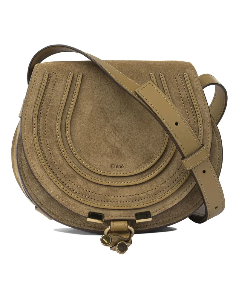 Chloé Marcie“ Umhängetasche Beige