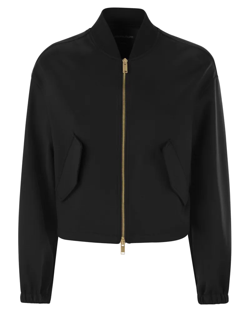 Fabiana Filippi Scuba Jacke Black
