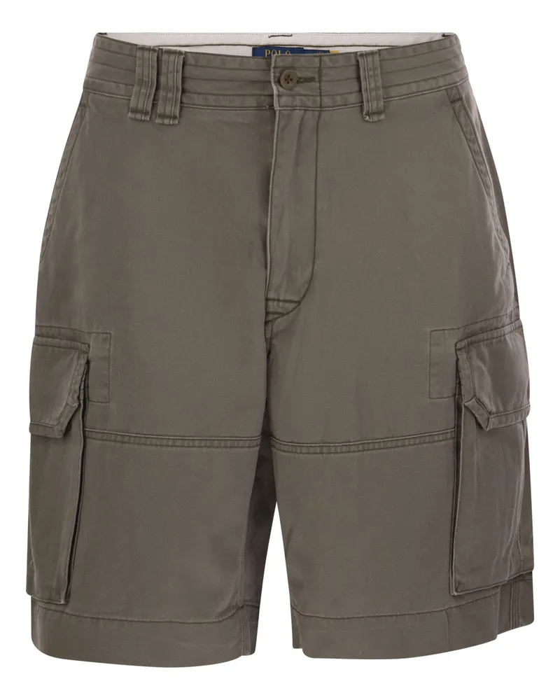 Ralph Lauren Classic Fit Twill Fracht kurz Khaki
