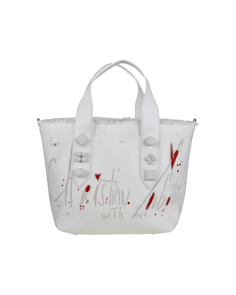 Christian Louboutin Frangibus Small Tote Bag White