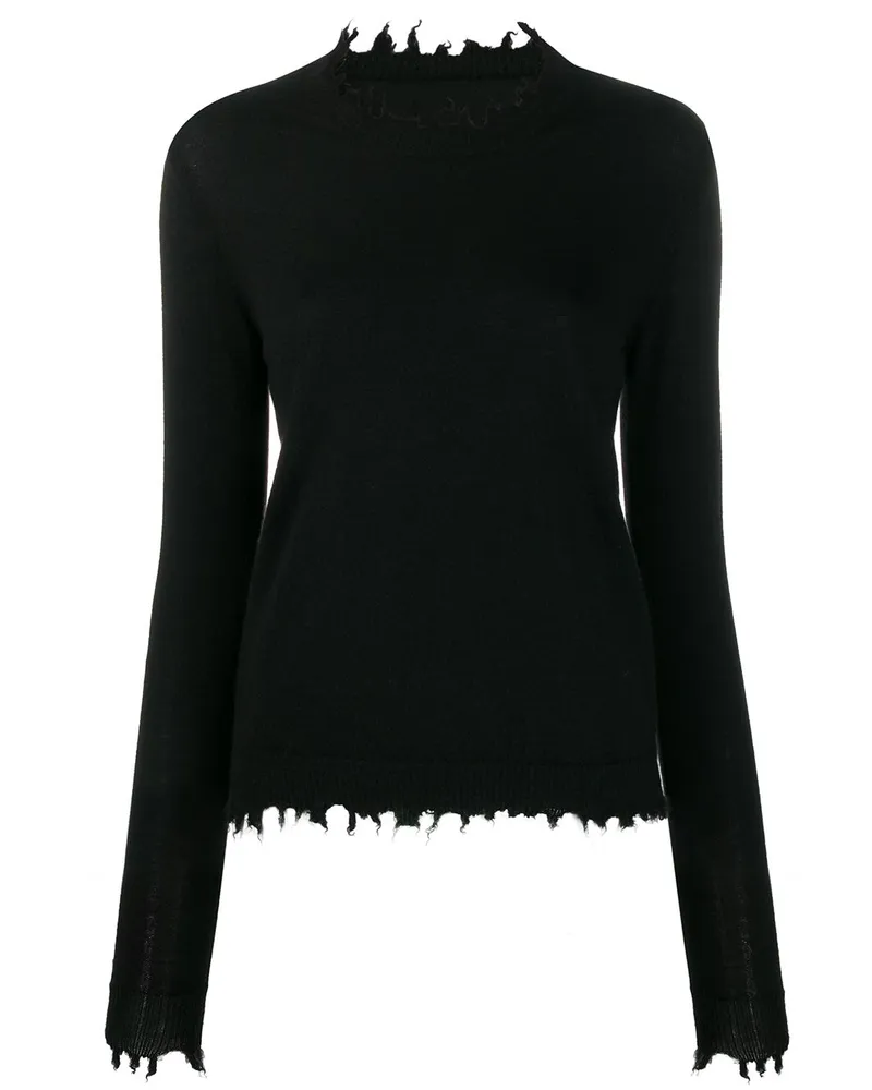 Uma Wang Cashmere Turtle Neck Jumper Black