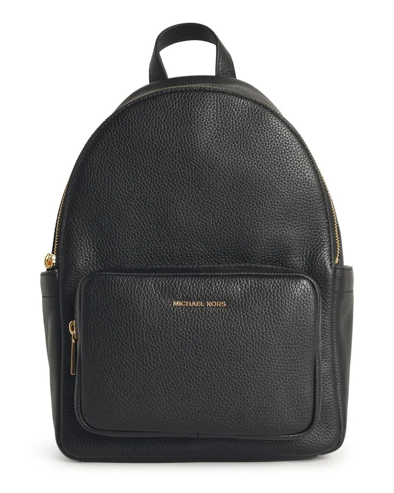 Michael Kors Tanner' mittelgroßer Rucksack im schwarz gehämmerten Lear Black