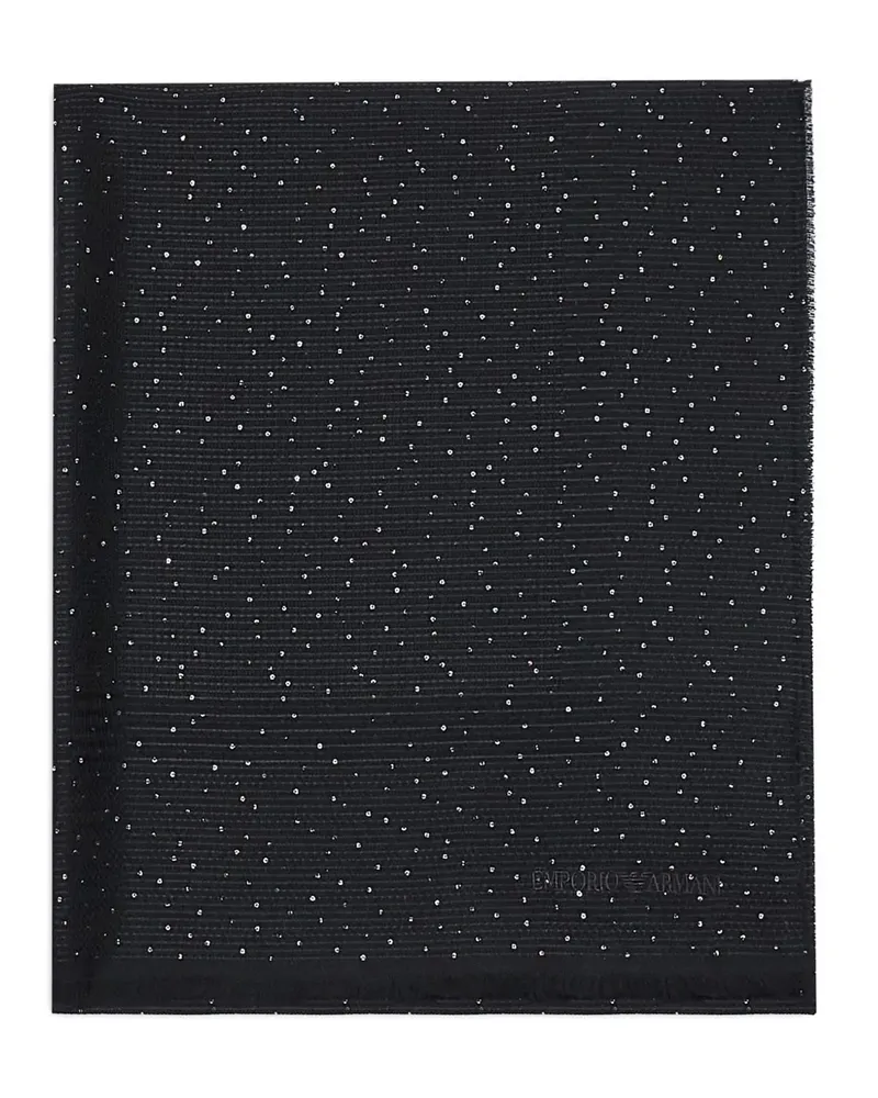 Emporio Armani Schals schwarz Black