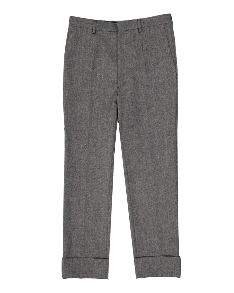 Prada Wollhose Grau