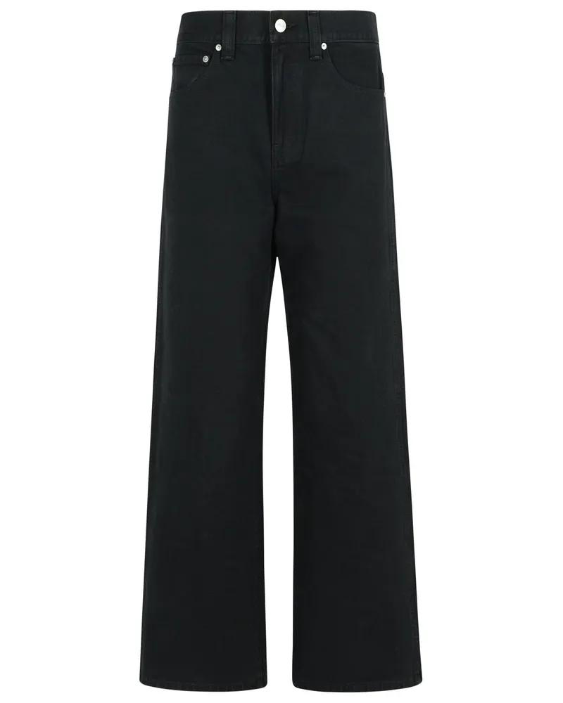 KHAITE Bonnie' schwarze Baumwolljeans Black