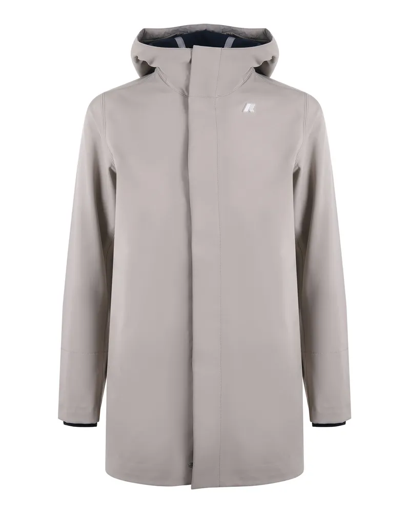 K-Way 3 Schicht Nylonjacke Beige
