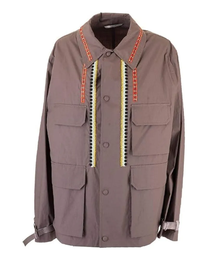 Valentino Garavani Valentino -Baumwolljacke Braun