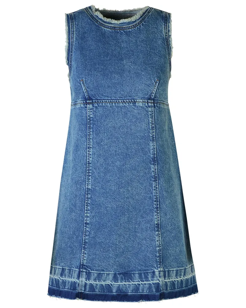 Moschino Jeans' Polyester Mischkleid Blue