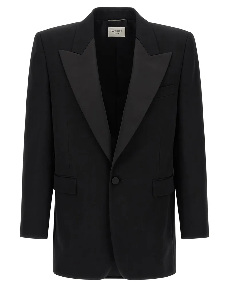Saint Laurent Smoking“-Blazer Black