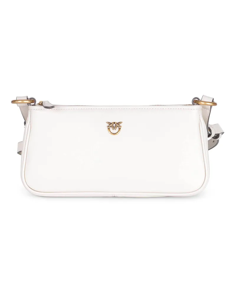 Pinko Mini Half Moon' Tasche aus Leder Beige